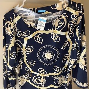 J. McLaughlin Wavesong Boat Neck Tee